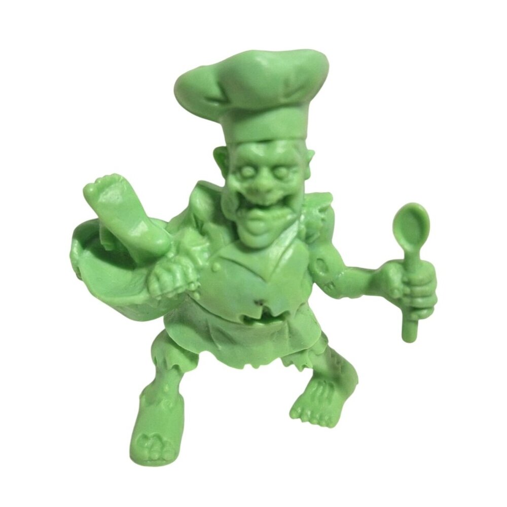 Stu B You SLUG Zombies Series 2 Green Zombie Cooking Chef Figure Jakks 2012 - Picture 1 of 6